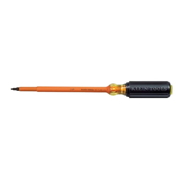 Klein Tools Insulate Screwdriver, Square, 7" Shank, #1 #1 Round 661-7-INS - main