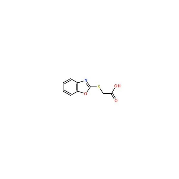 Ak Scientific (1, 3-Benzoxazol-2-ylthio)acetic acid (5g), CAS 58089-32-0 6002AE-5g - main