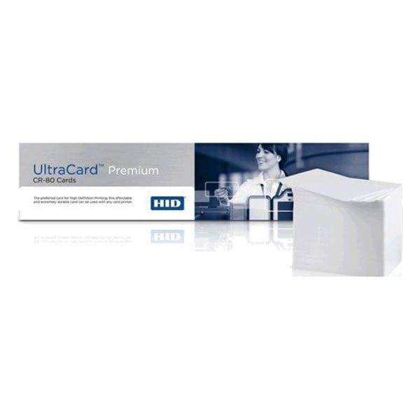 Hid Fargo UltraCard Premium Plastic Card - 3.38" x 2.13" Length 82136 - main