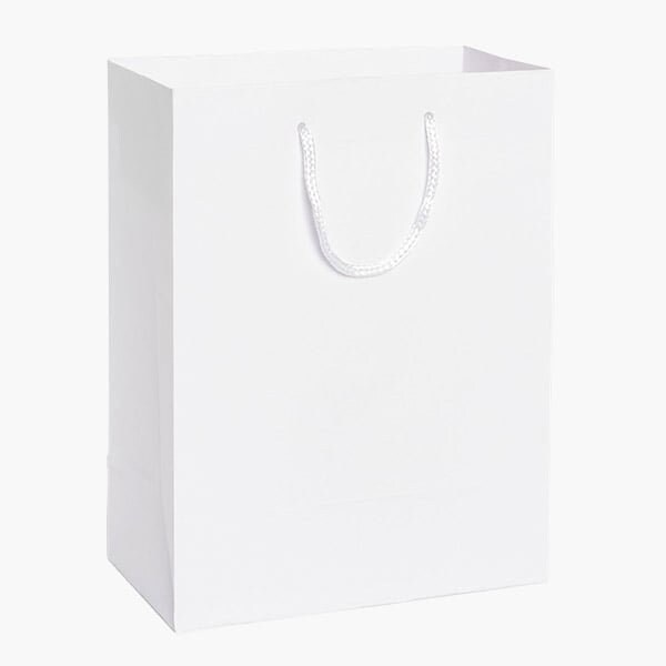 Nashville Wraps White Matte Gift Bags, Cub 8x4x10, 10PK MTCMWH - main