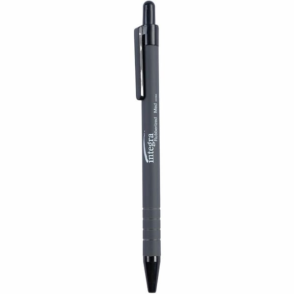 Integra Pen, Black Ink, Retractable, PK12 ITA30031 - main