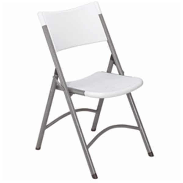 Betterbeds Blow Molded Folding Chair Speckeled Grey with Grey Frame-, 4PK BE664647 - main