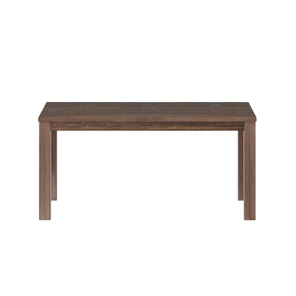 Homeroots 35" Espresso Solid Wood Dining Table 506620 - main