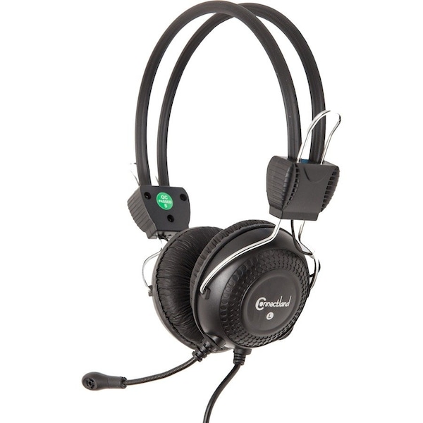 Syba Connectland Stereo PC Headset With Flexible Boom Microphone CL-CM-5023 - main