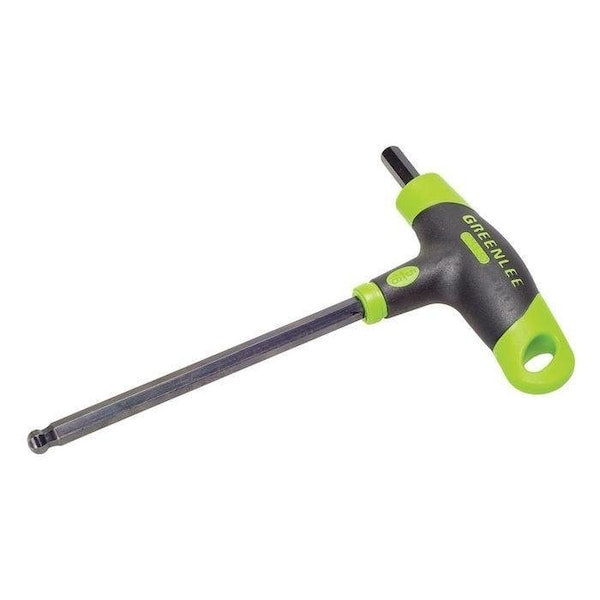 Greenlee SAE Plain Ball Hex Key Hex Key, 5/16" Tip Size, 5 15/32 in Long, 2 15/32 in Short 0254-50 - main