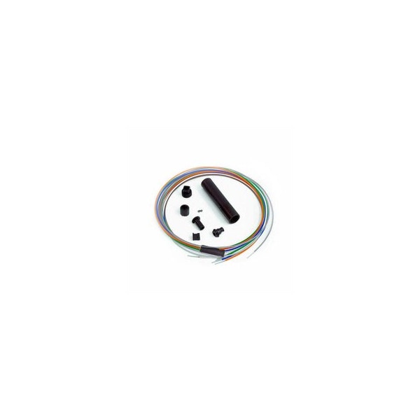 Cable Wholesale 6-Fiber Distribution Break-Out Kit, 2mm Color Coded 40 inch Tubing, Accepts 900um 15F3-02206 - main