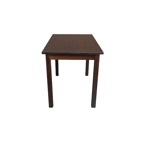 Homeroots 48" Raw Umber Solid Wood Dining Table 548855 - main