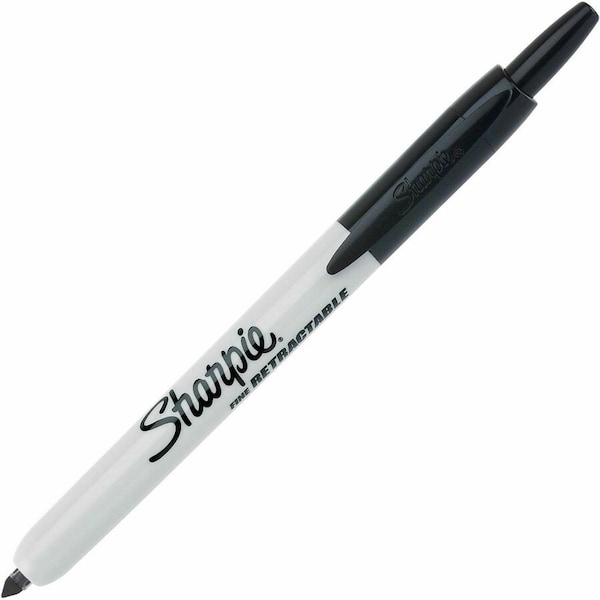 Dymo Sharpie Rt Fine 12 Pack O S Black 32701 - main