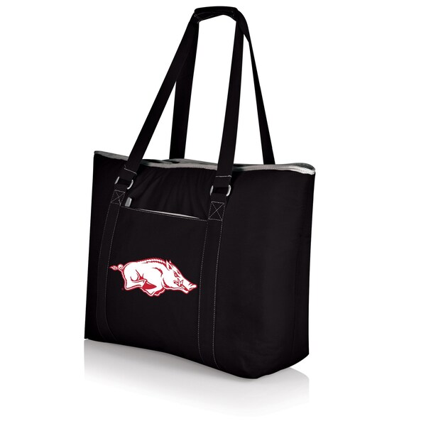 Picnic Time Family Of Brands NCAA Arkansas Razorbacks Tahoe XL Tote Cooler Bag - Soft Cooler Bag - Picnic Cooler, Black 598-00-175-034-0 - main