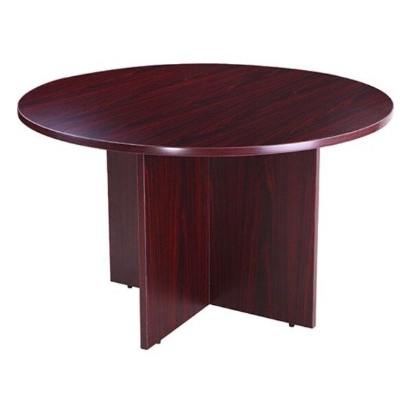 Boss Round Table, 47", Mahogany N123-M - main