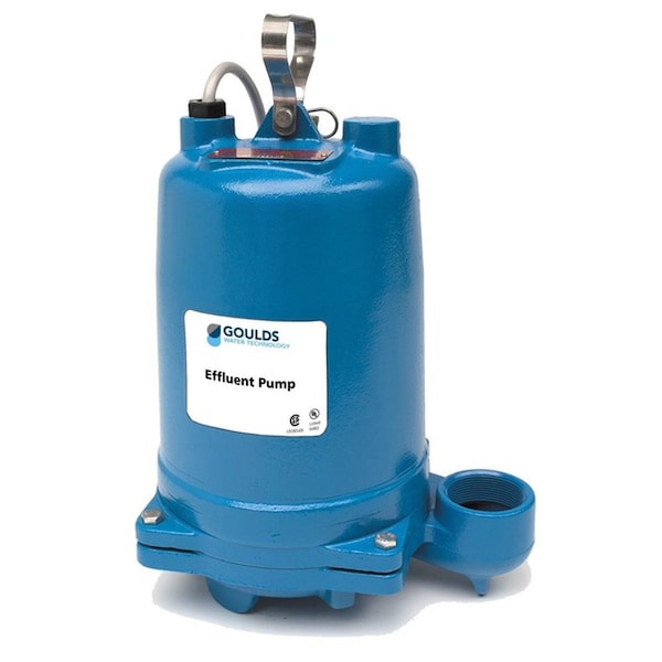 Goulds Water Technology 1/2 HP Cast Iron Effluent Pump (Non-Automatic) WE0511H - main