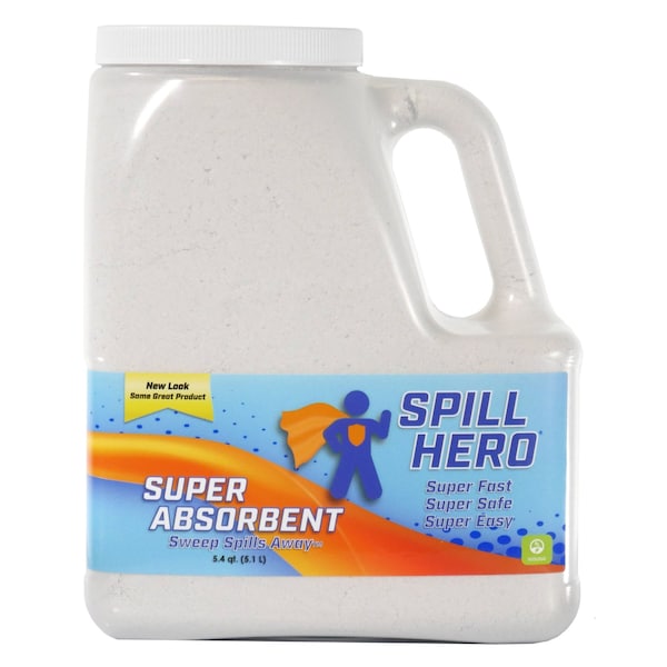 Spill Hero Loose Sorbent, 11/16 gal, Universal, White, 2 PK XL72-2 - main