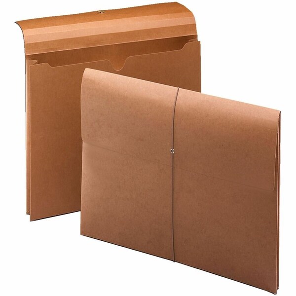 Smead 2in Accordion Expansion Wallet with Cord, Letter, Redrope 77243 - main
