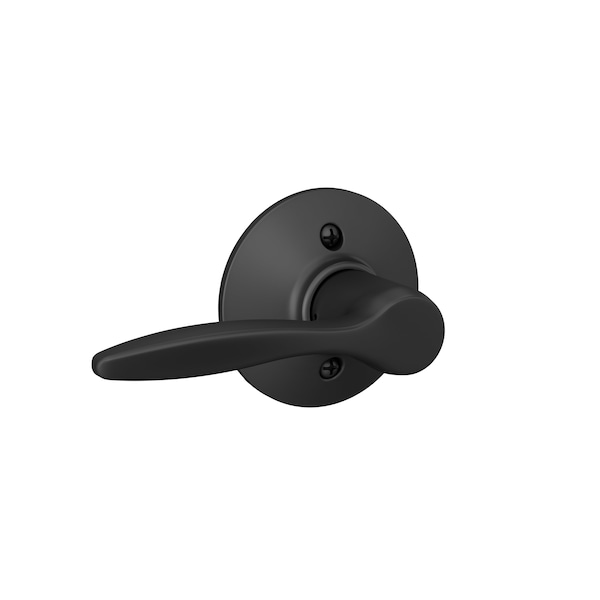 Schlage Residential Left Hand Delfayo Lever Half Dummy Matte Black Finish F170DEL622LH - main