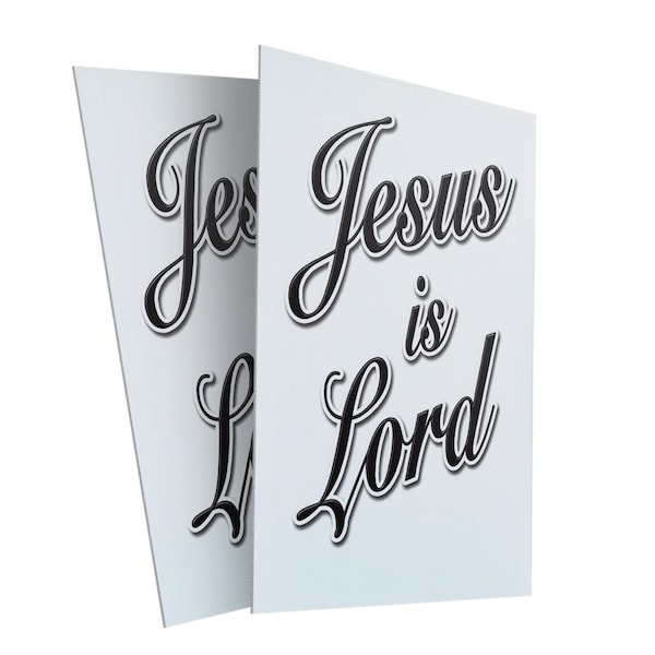 Signmission Jesus Is Lord, Plastic Signs Only 24 Inch x 36 Inch, Corrugated Plastic, 2PK CSB-2436-2PACK-Jesus Is Lord - main