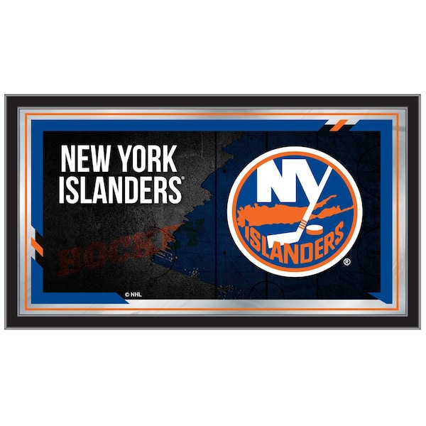 Holland Bar Stool Co New York Islanders 15" x 26" Hockey Collector Mirror by Holland Bar Stool Company MColNYIsln - main