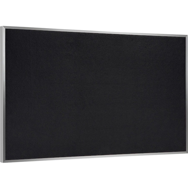 Ghent Rubber Bulletin Board 48-1/2" x 60-1/2, Black ATR45-BK - main