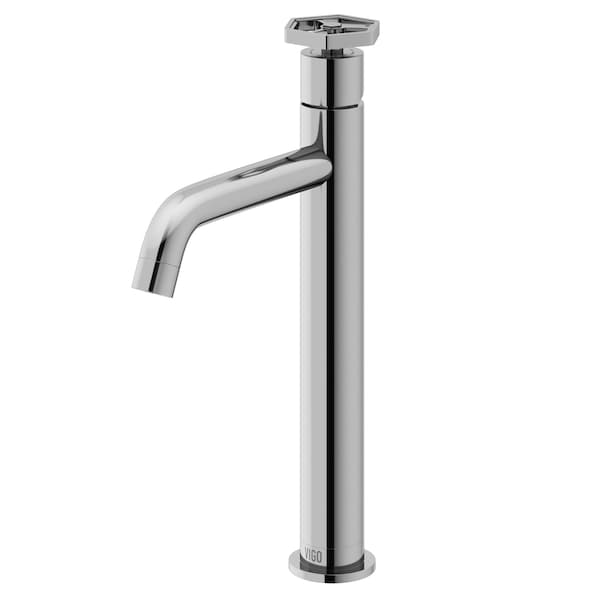 Vigo Ruxton Single Handle Single-Hole Bathroom Vessel Faucet in Chrome VG03033CH - main