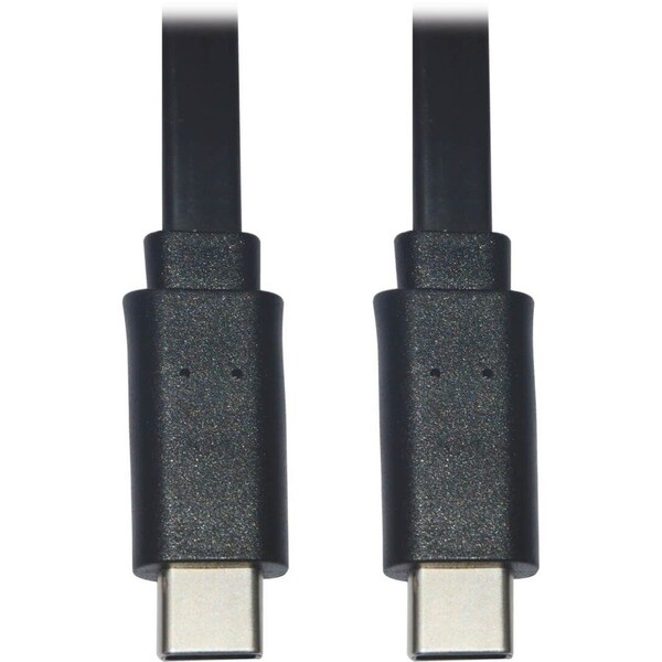 Eaton EATON USB-C Flat Cable M/m, USB 2.0, Black, 3 Ft. 0.91 M U040-003-C-FL - main