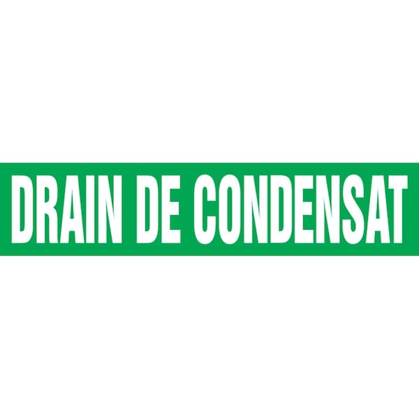 Accuform FRENCH PIPE MARKER DRAIN DE CRPK234STC - main