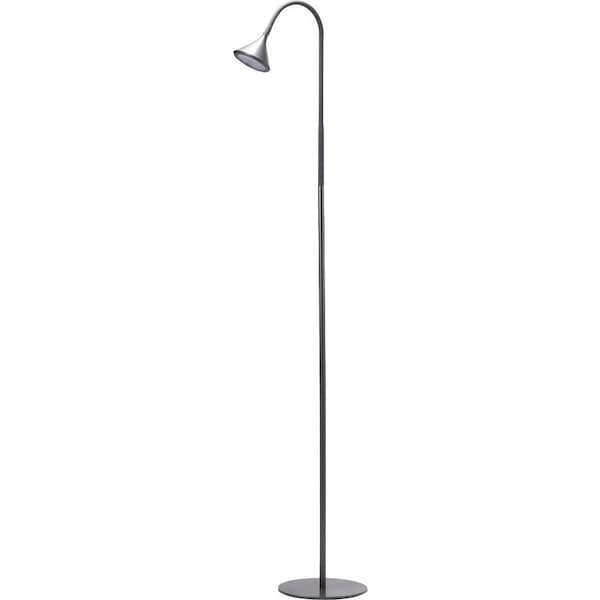 Black & Decker PureOptics™ LED Gooseneck LED Floor Lamp VLED1812F-GRAY-BD - main