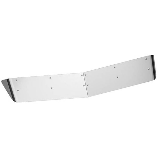 Ilc Replacement For Kenworth W900B Year 1992 Stainless Steel 10 In Drop Style Sunvisor WZ-EF79-E - main
