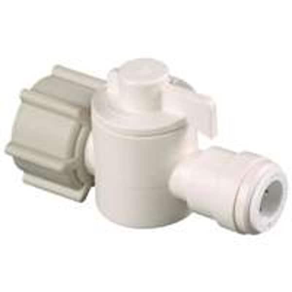 Watts In-Line Valve, 1/2 x 1/4 in Connection, NPS x CTS, 250 psi Pressure, Thermoplastic Body 3552-0806/P-672 - main