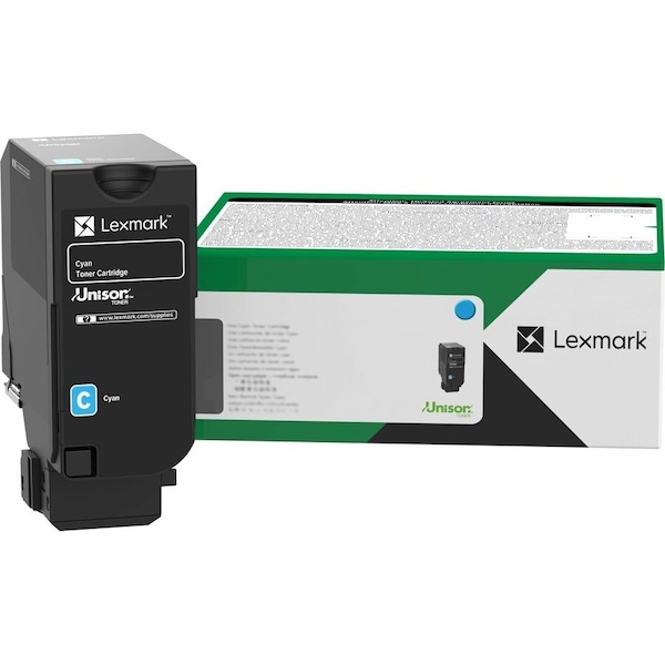 Lexmark Cyan ReturnProg 5K Toner Cart 71C10C0 - main
