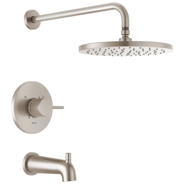 Delta Modern Monitor 14 Series Tub & Shower Trim In Spotshield Brushed Nickel T14469-SP-PP - main