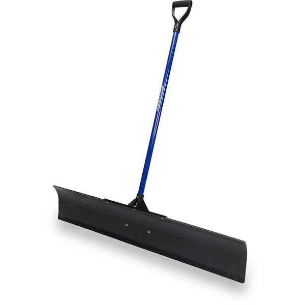 Avalanche Snow Shovel, 48'' L Blade, UHMW Blade Material, Snow Pusher W/ lightweight Fiberglass D-Grip Handle SNOWP48 - main