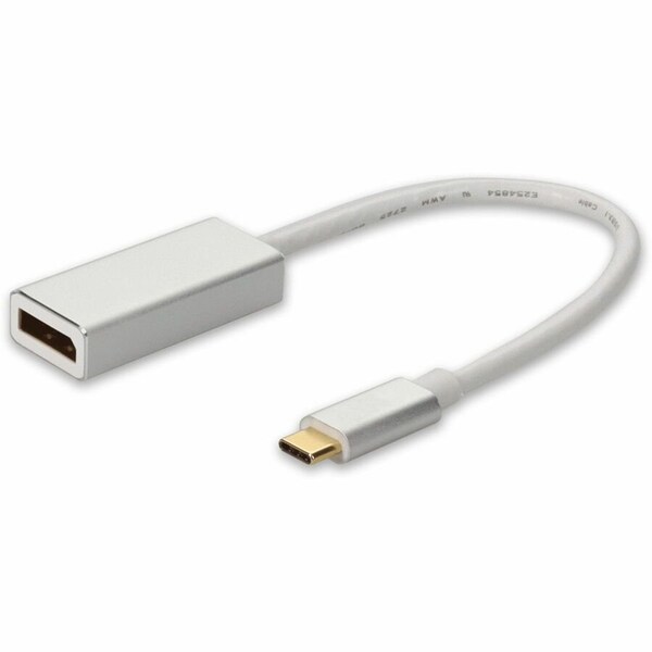 Add-On 8In Usb 3.1 Type (C) Male To Displayport Female Black Adapter Cable USBC2DPMFAL-AA - main