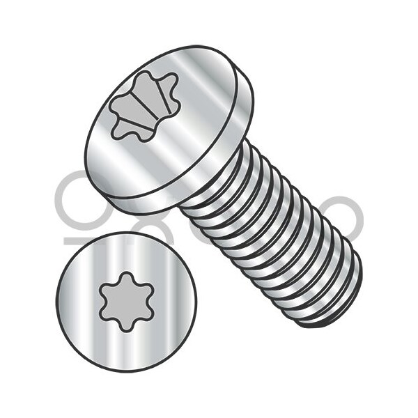 Oxoxo 8-32X3/4 6 Lobe Pan Machine Screw Fully Threaded 18-8 Stainless Steel, 4000PK 394468 - main