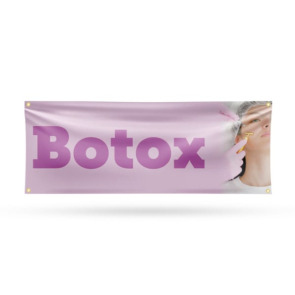 Signmission Botox, 18 Inch x 48 Inch, Vinyl Banner B-30491 - main