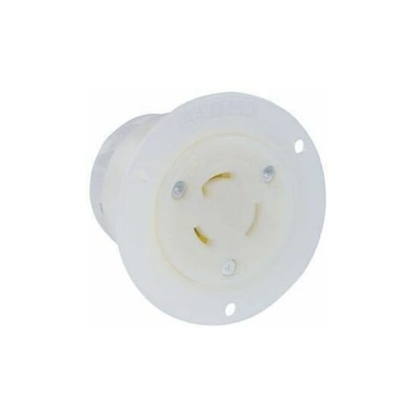 Leviton Industrial Grade Flanged Outlet 20 Amp, 125/250 Volt 2366 - main