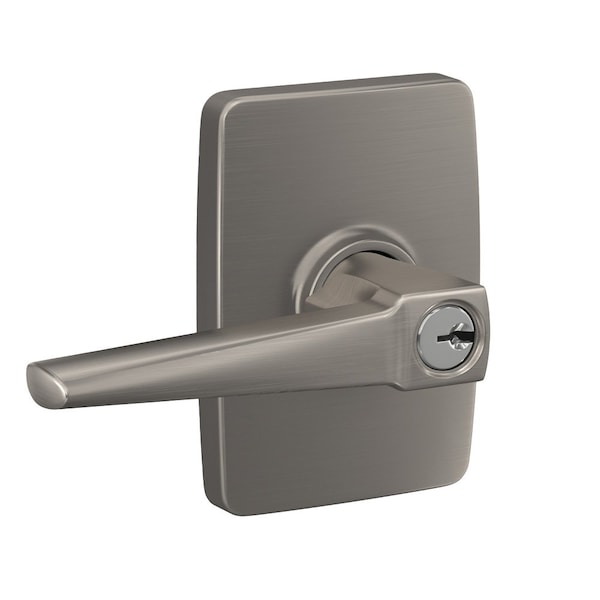 Schlage Residential Schlage Custom Eller Lever with Greene Rose Keyed Entry Lock C Keyway with 16211 Latch and F51AELR619GEE - main