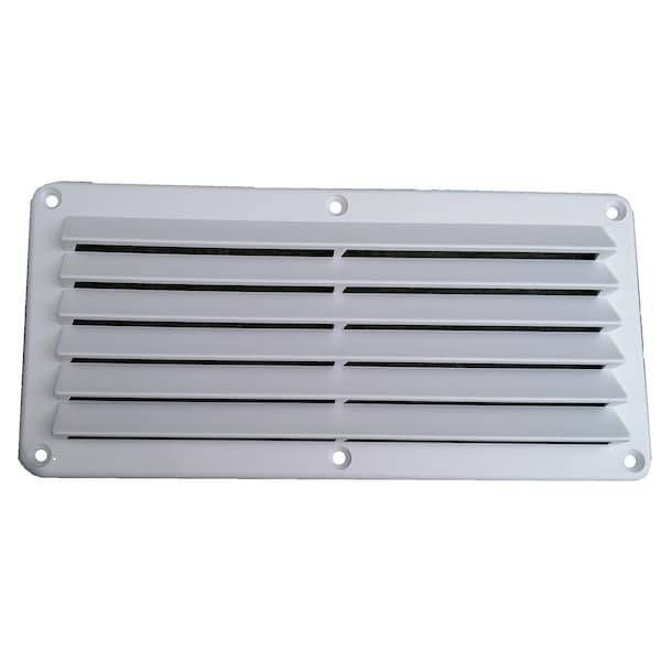 Hengs Ind Used To Conceal Minor RV Dent Rectangular 5 Length x 10 Width With Fixed Louvers DV510W - main