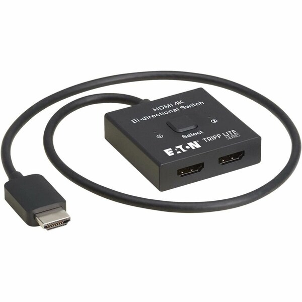 Eaton Tripp Lite series 2x1 Bi-Directional HDMI Switch - 4K 60 Hz, HDR, HDCP Passthrough B119-002-BDS - main