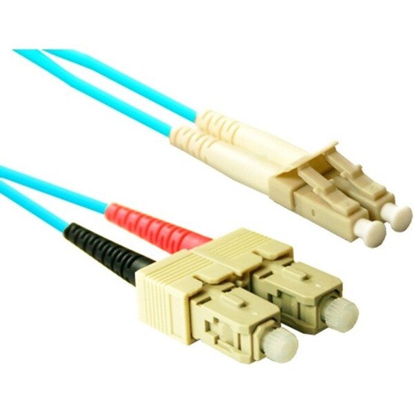 Enet 7M Sc/Lc Duplex Multimode 50/125 10Gb Om3 Or Better Aqua Fiber SCLC-10G-7M-ENC - main