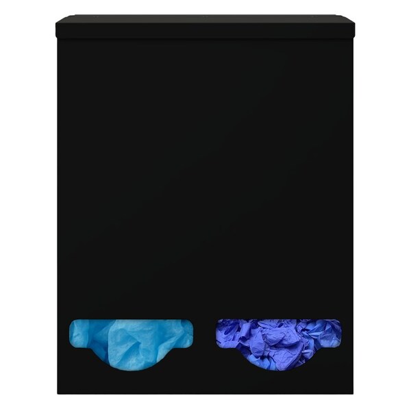 Origin Dispensing Solutions Bulk Dispenser-Double-Tall-Black Steel BK21X04BK - main