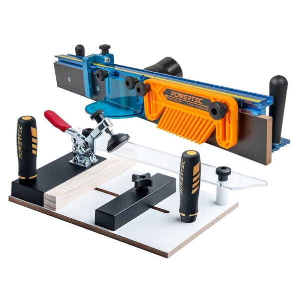 Powertec Deluxe Router Table Fence System 3-3/8 in. Tall 24 in. Long and Rail Coping Sled 72032N - main