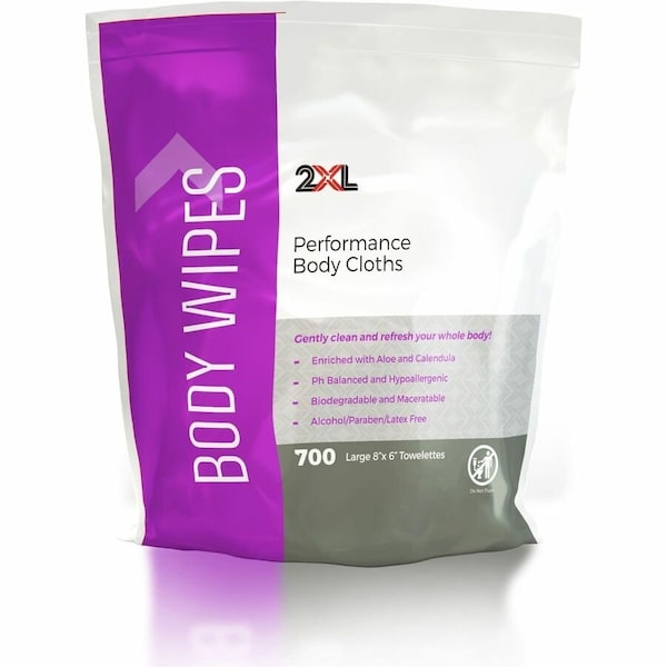 2Xl Vitamin E Aloe Performance Body Cloths, White TXL436 - main