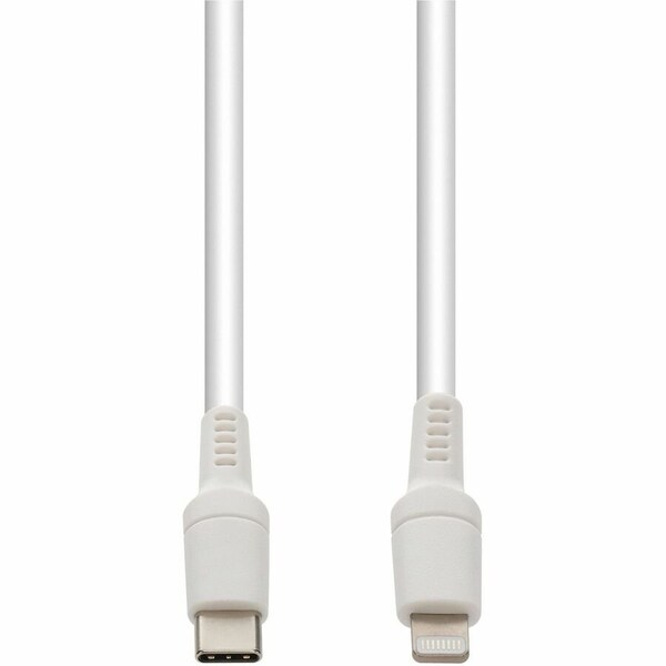 Add-On AddOn 3.0m (9.8ft) USB 3.1 Type (C) Male to Lightning Male Sync and Charge White Cable USBC2LGT3MW - main