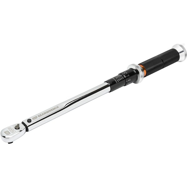Gearwrench 3/8" Drive 120XP Micrometer Torque Wrench 10-100 ft/lbs 85176 - main
