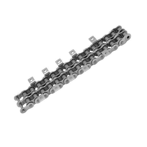 Tsubaki Single Pitch Standard Attachment chain, 100 ft OAL, 1/2 P, 0.312 Dia x 0.312 in W Roller 40-2K11LR100 - main