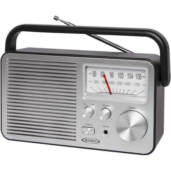 Jensen MR-750-BK MR-750 Portable AM/FM Radio (Black) MR-750-BK - main