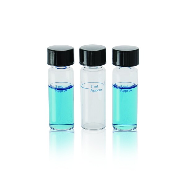 Kimble Chase Clear Sample Vial, 12 ml, 15-425, PK144 60811D-3 - main