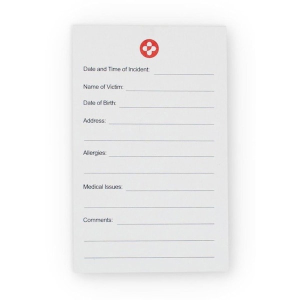Zoll Mobilize Incident Notecard Refill 8911-000410-01 - main