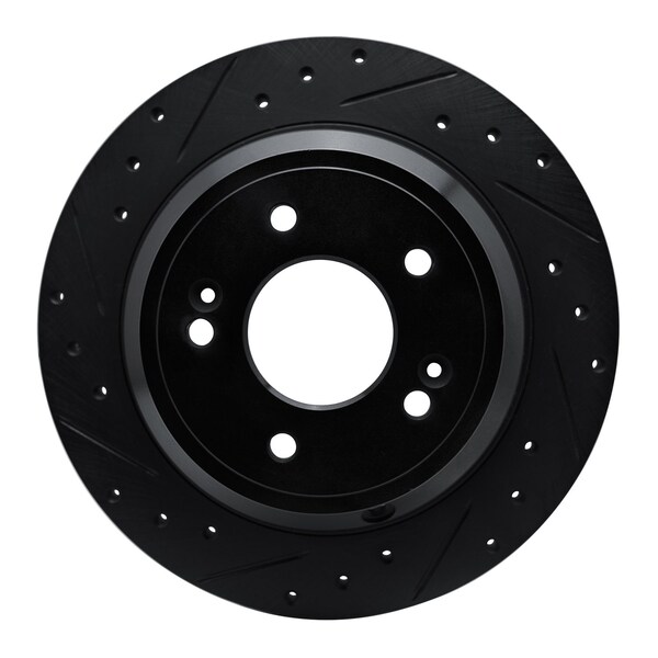 Dynamic Friction Co DFC Brake Rotor - Drilled and Slotted - Black 633-03039L - main