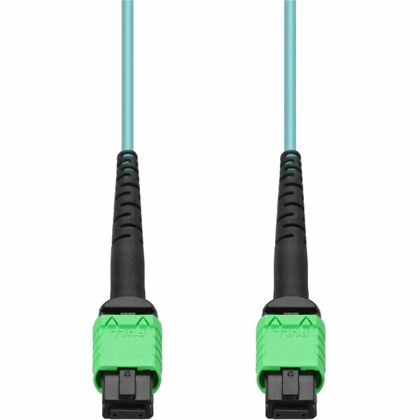 Add-On 2M MPO/APC TO MPO/APC AQUA OM4 OFNR RISER-RATED 12-STRAND FIBER PATCH CABLE ADD-AMPOAMPO-2M5OM4 - main