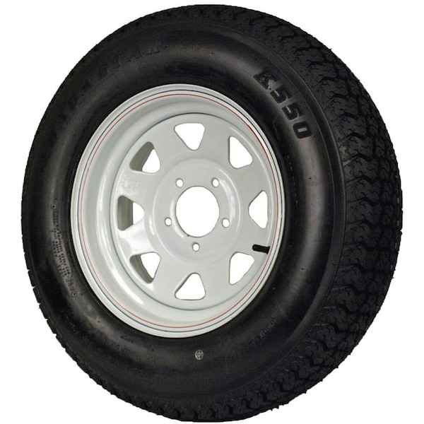 Martin Wheel Trailer Tire, 1820 lb Withstand, 412 in Dia Bolt Circle DM205D5C-5CT/CI - main